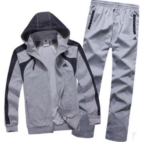 2013新款套装 男款针织棉插牛仔运动服 男阿迪运动休闲套装 印字印号印LOGO